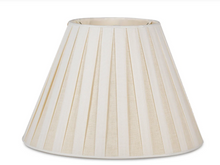 Load image into Gallery viewer, Linen Box Pleat Empire 18” Off-White