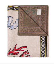 Load image into Gallery viewer, Cashmere Blanket Throw, Branching Coral