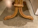 Load image into Gallery viewer, Gold Leaf Rams Head Table
