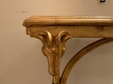 Load image into Gallery viewer, Gold Leaf Rams Head Table
