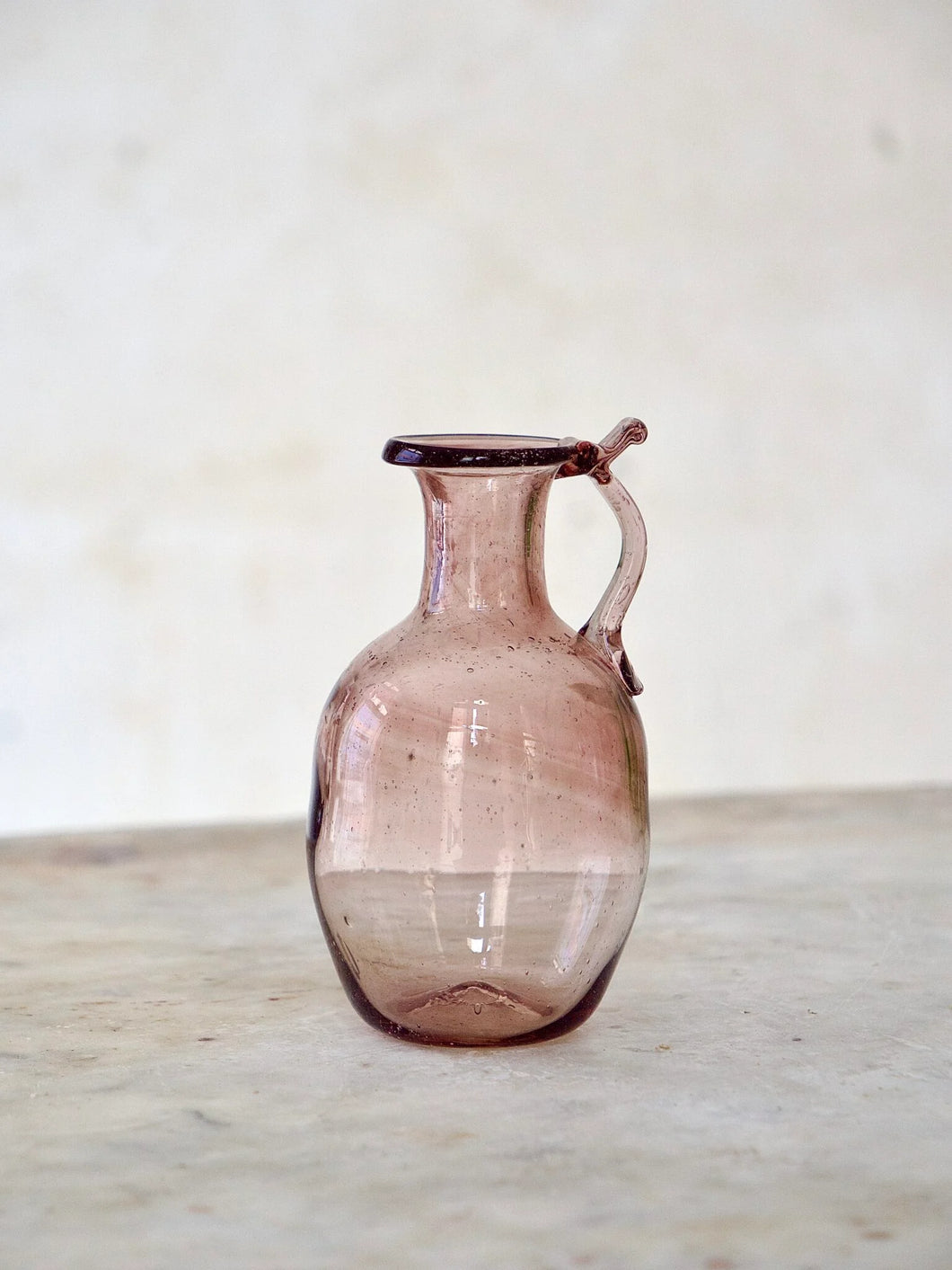 Blown Glass Vase, Raspberry