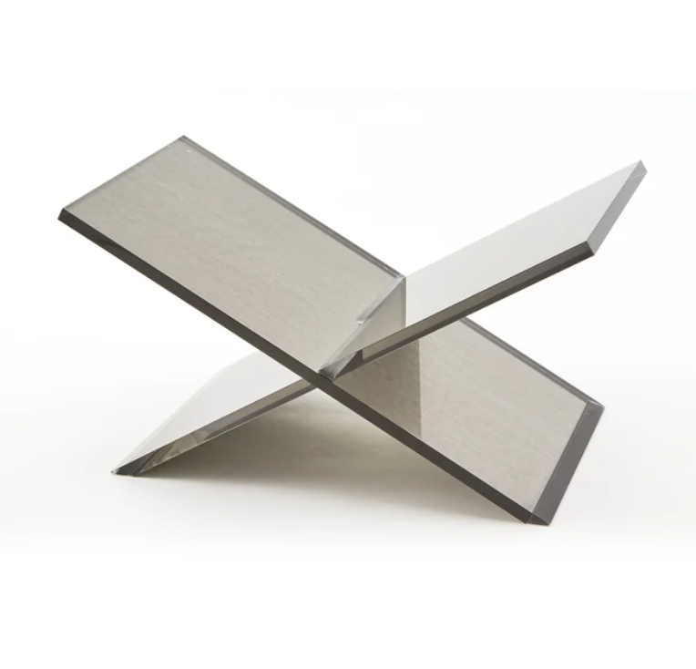 Acrylic Book Stand Grey