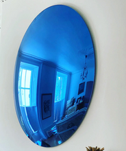 Load image into Gallery viewer, Large Convex Acrylic Mirror, Blue
